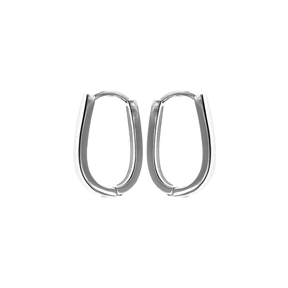 Bria oval hinged huggies