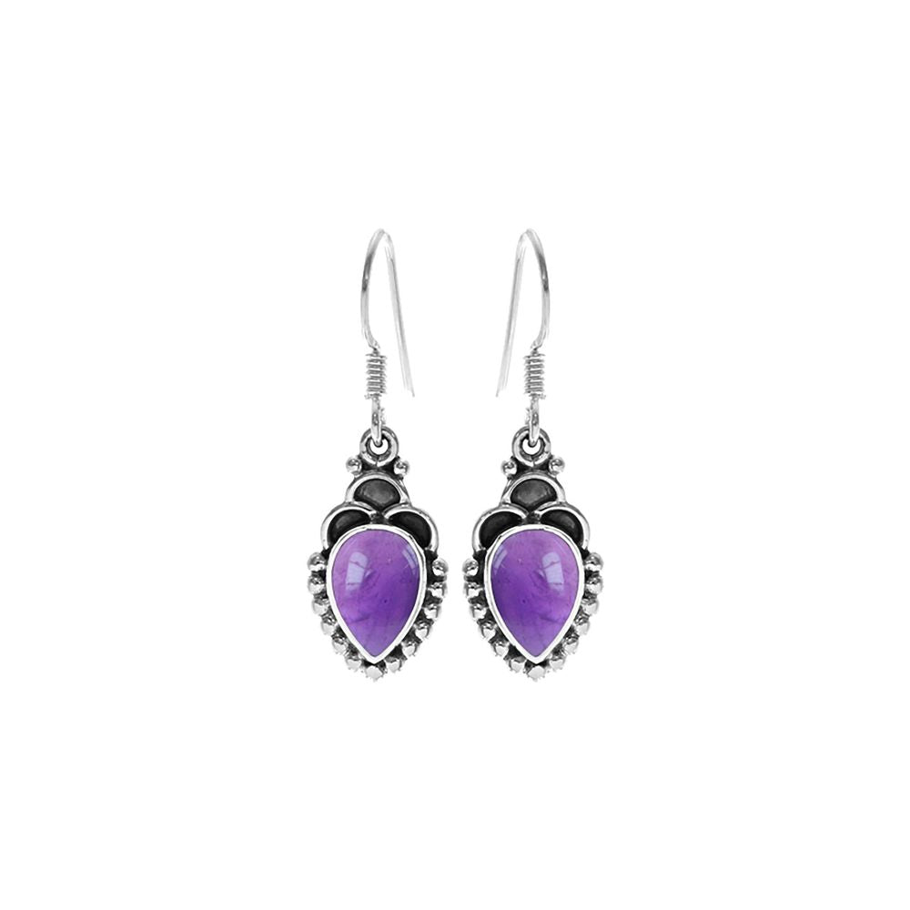 Catalina teardrop amethyst boho surround