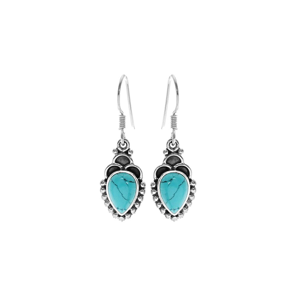 Catalina teardrop turquoise boho surround