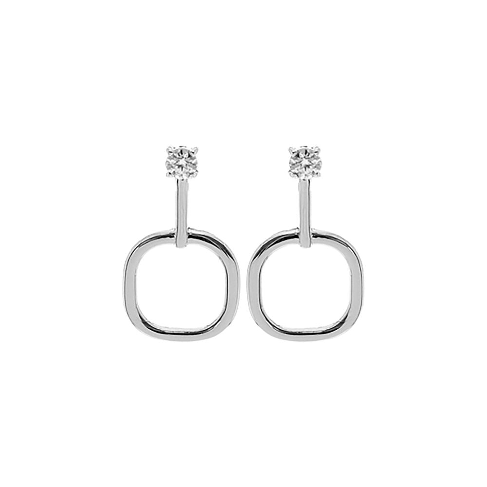 Carrie bar & squircle earrings