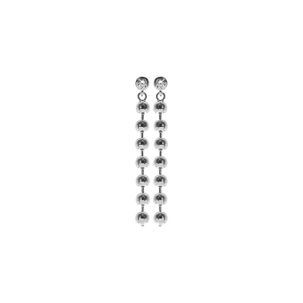 Kenzie CZ bead string earrings