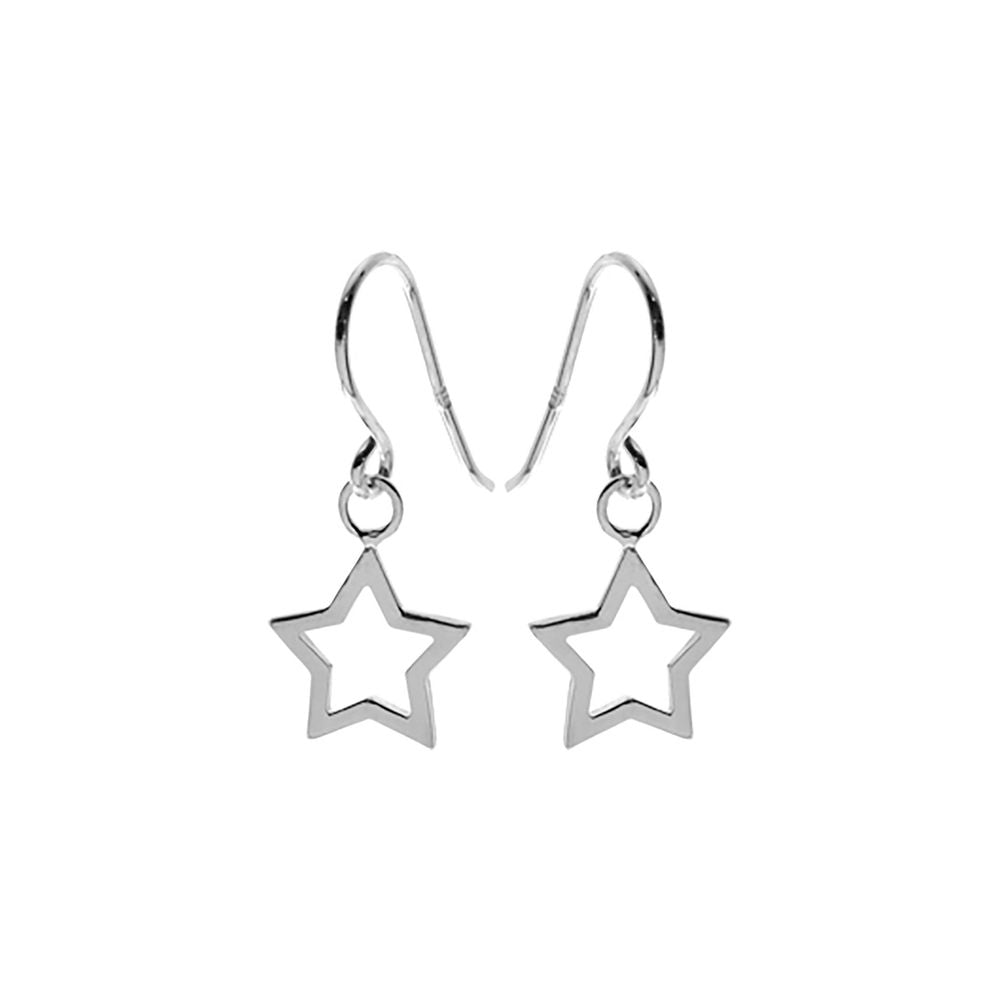 Maura hollow star outline earrings