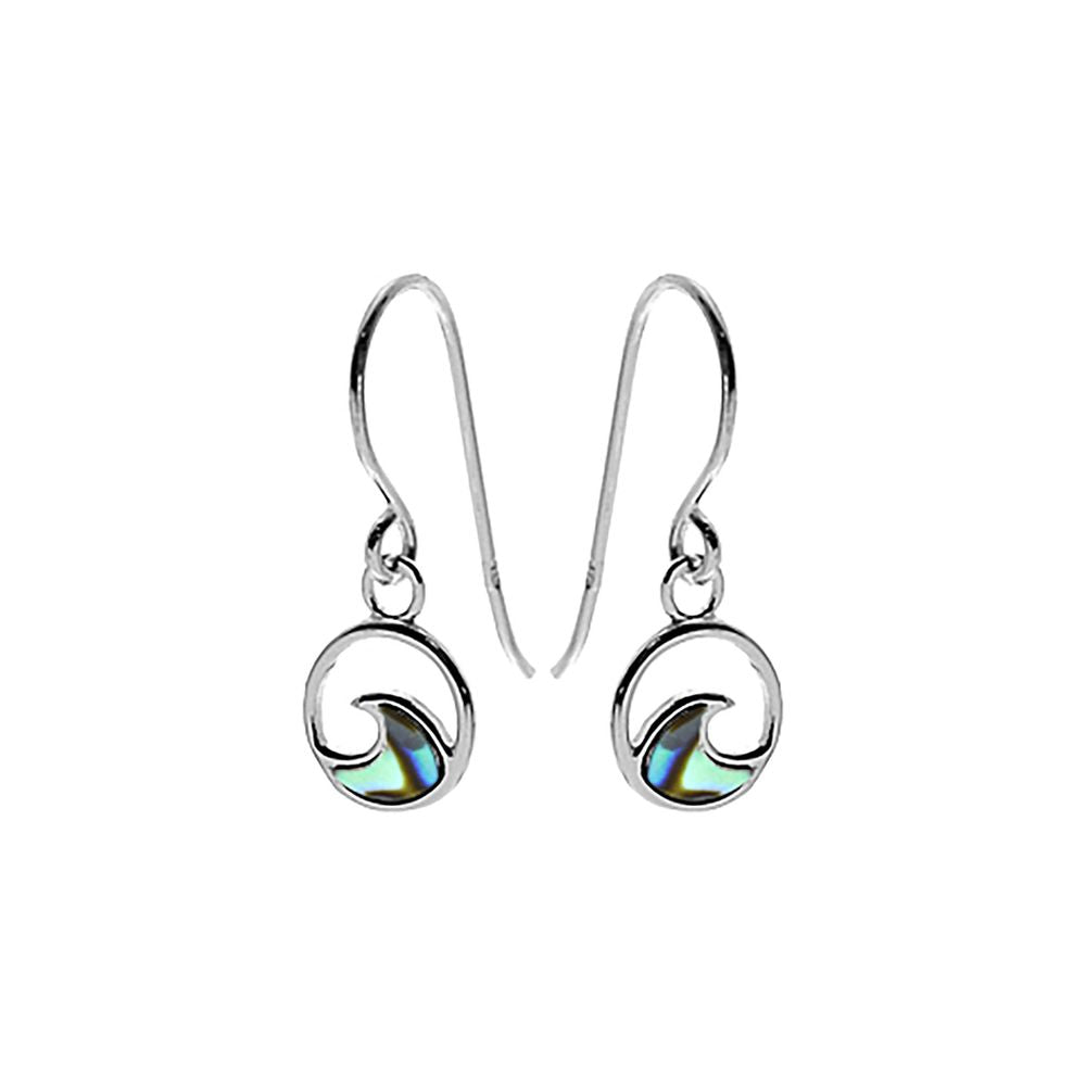 Leona encircled wave earrings