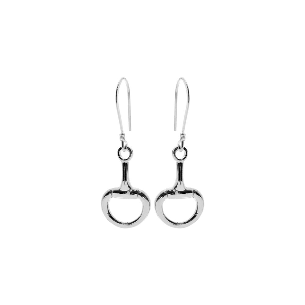 Cavelli half eggbutt snaffle earrings