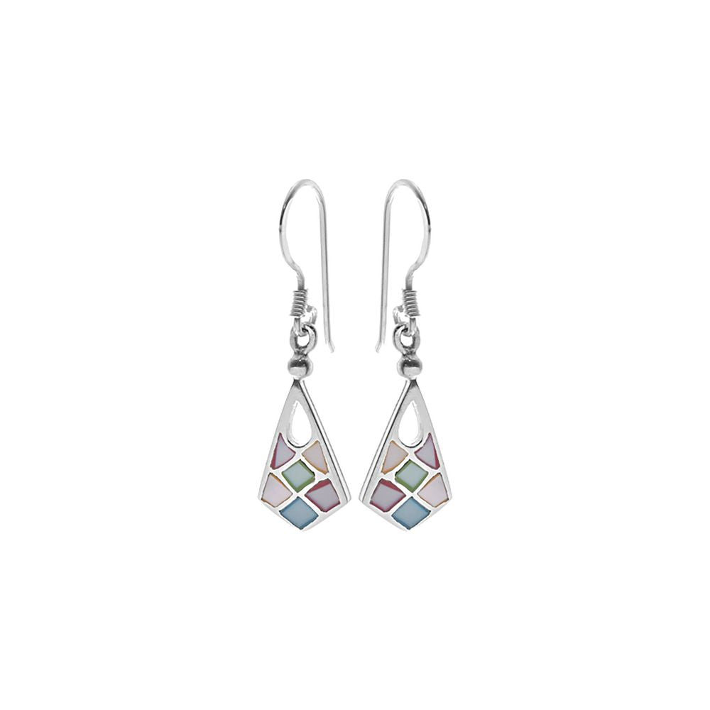 Bronwen kite multi mother of pearl earrings