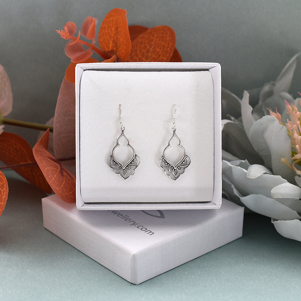 Isla boho scallop earrings