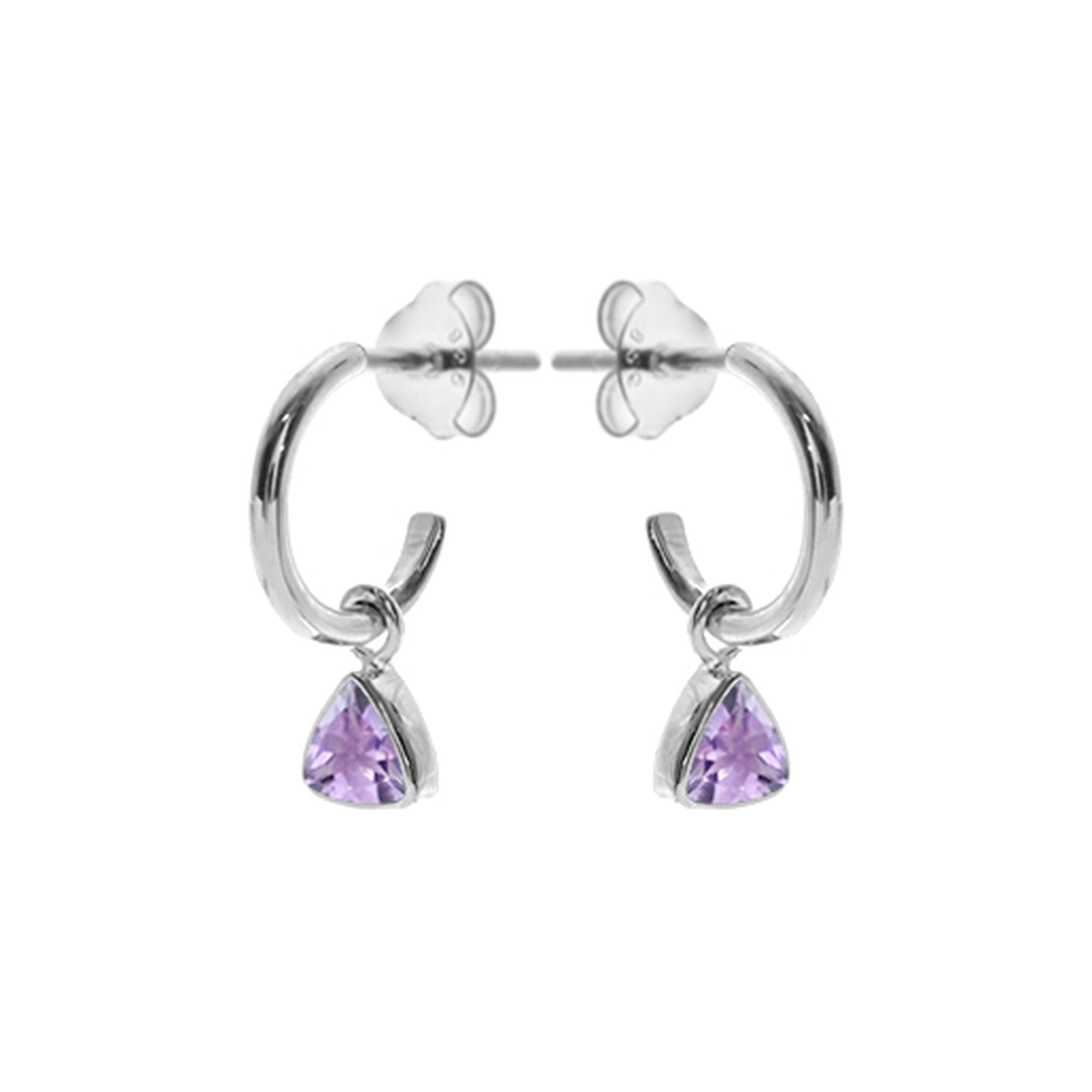 Samira trillion amethyst hoops