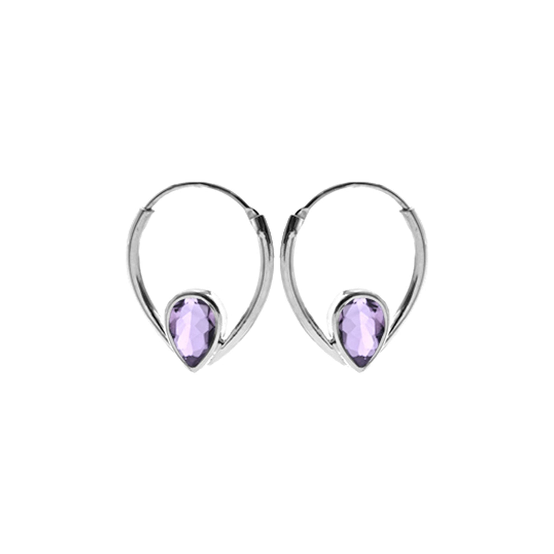 Bridget teardrop sleepers with amethyst