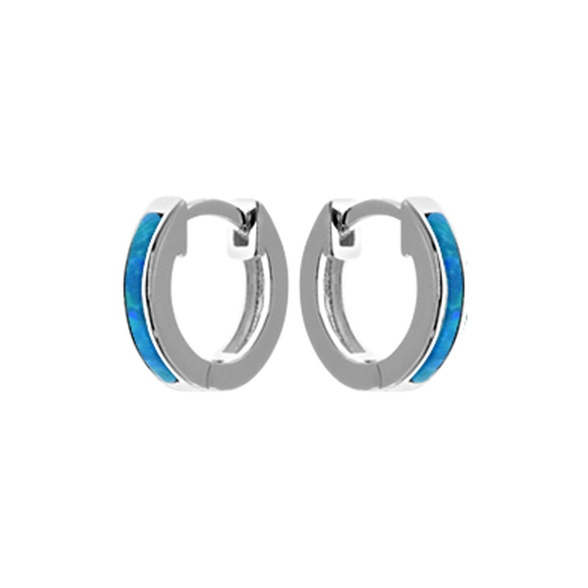 Diana blue opalique huggies