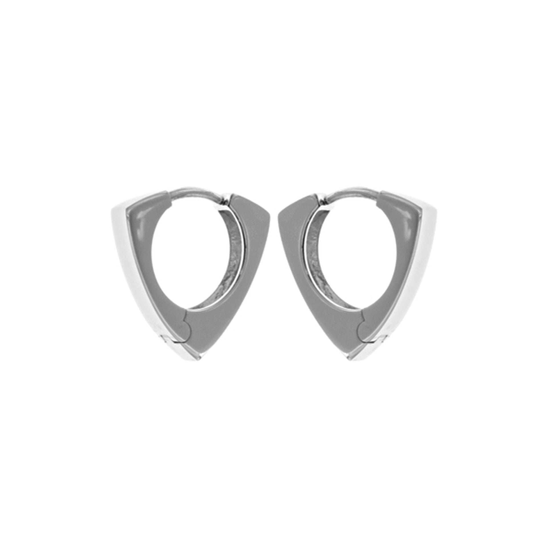 Diana reuleaux triangle hoop earrings