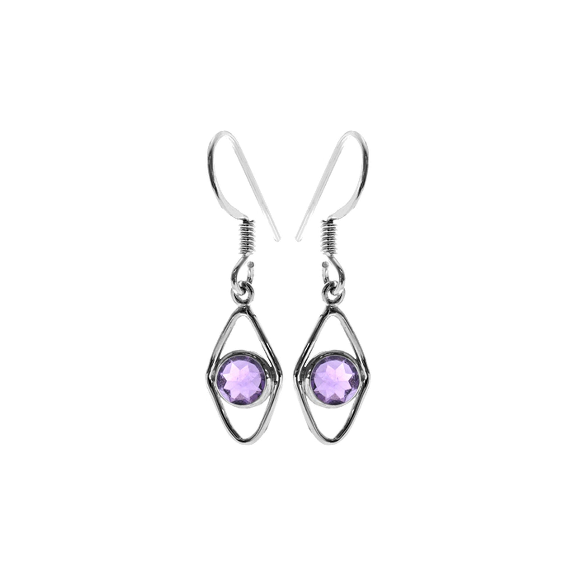 Ivy kite amethyst earrings