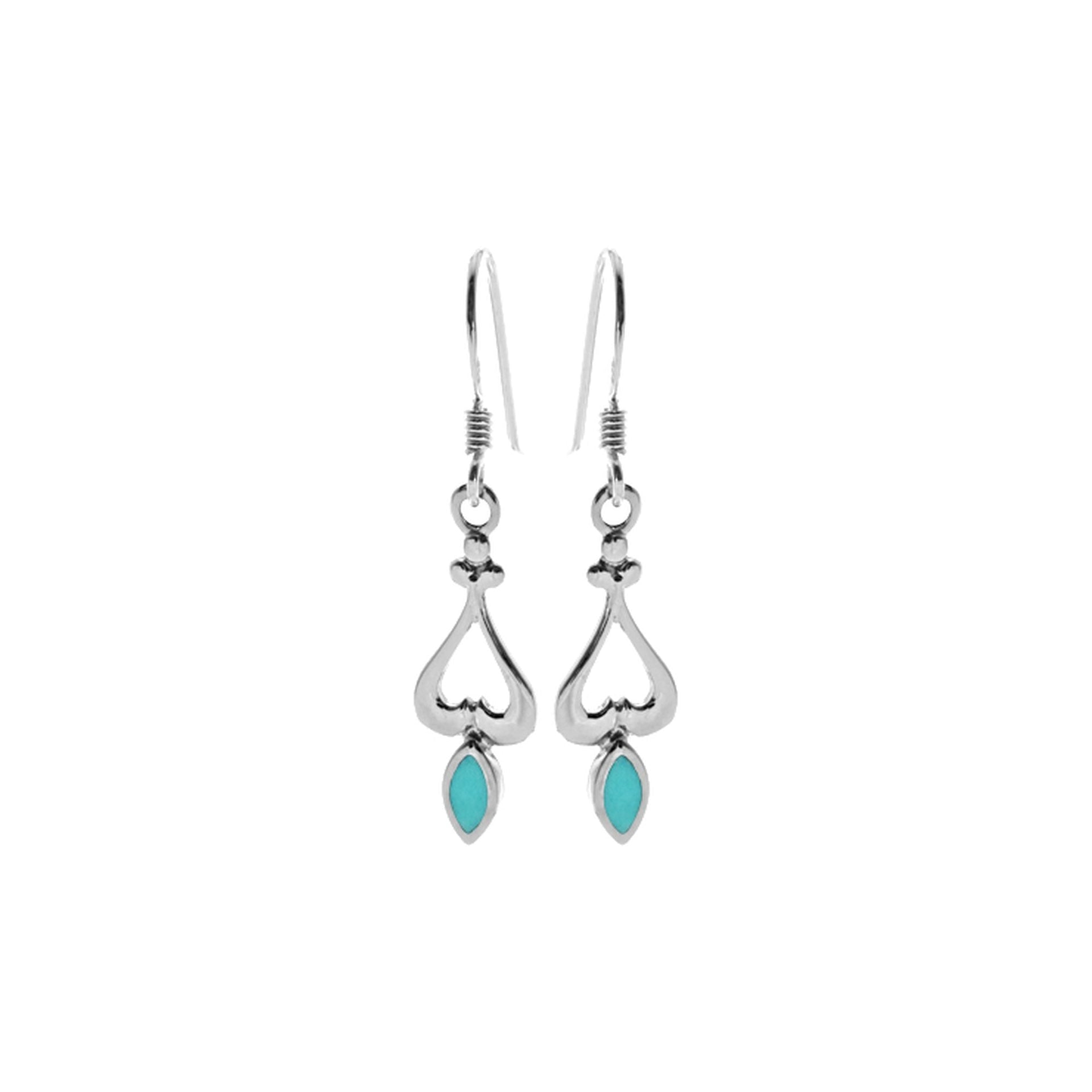 Tilly spade turquoise earrings