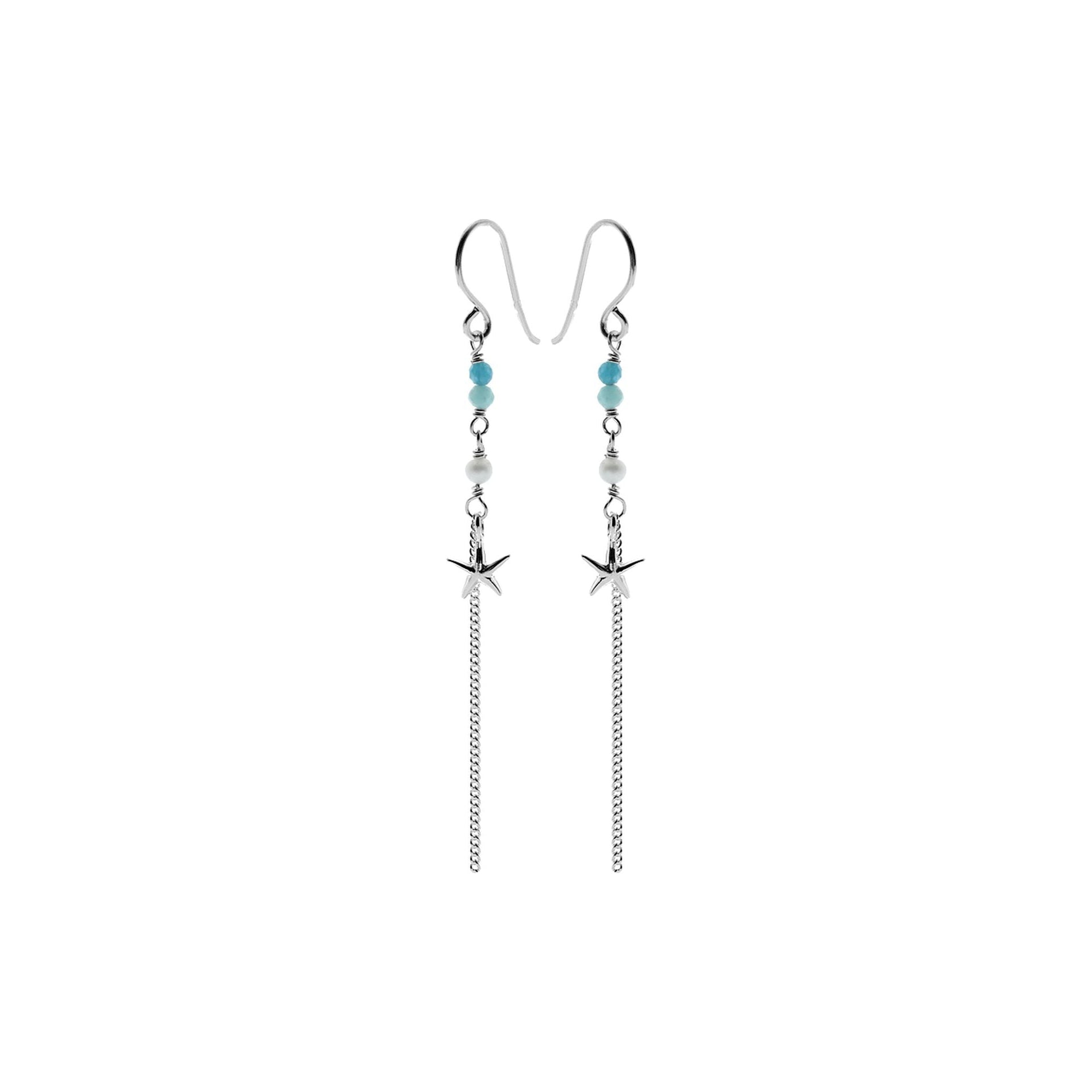 Avianna seascape starfish earrings