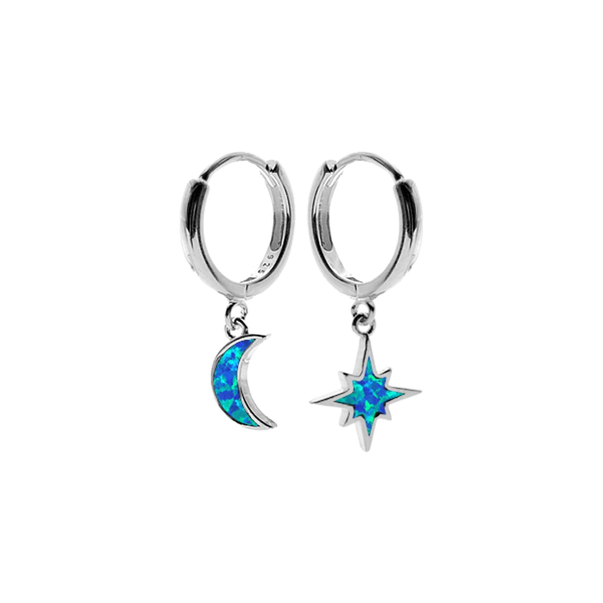 Diana blue north star and moon huggies