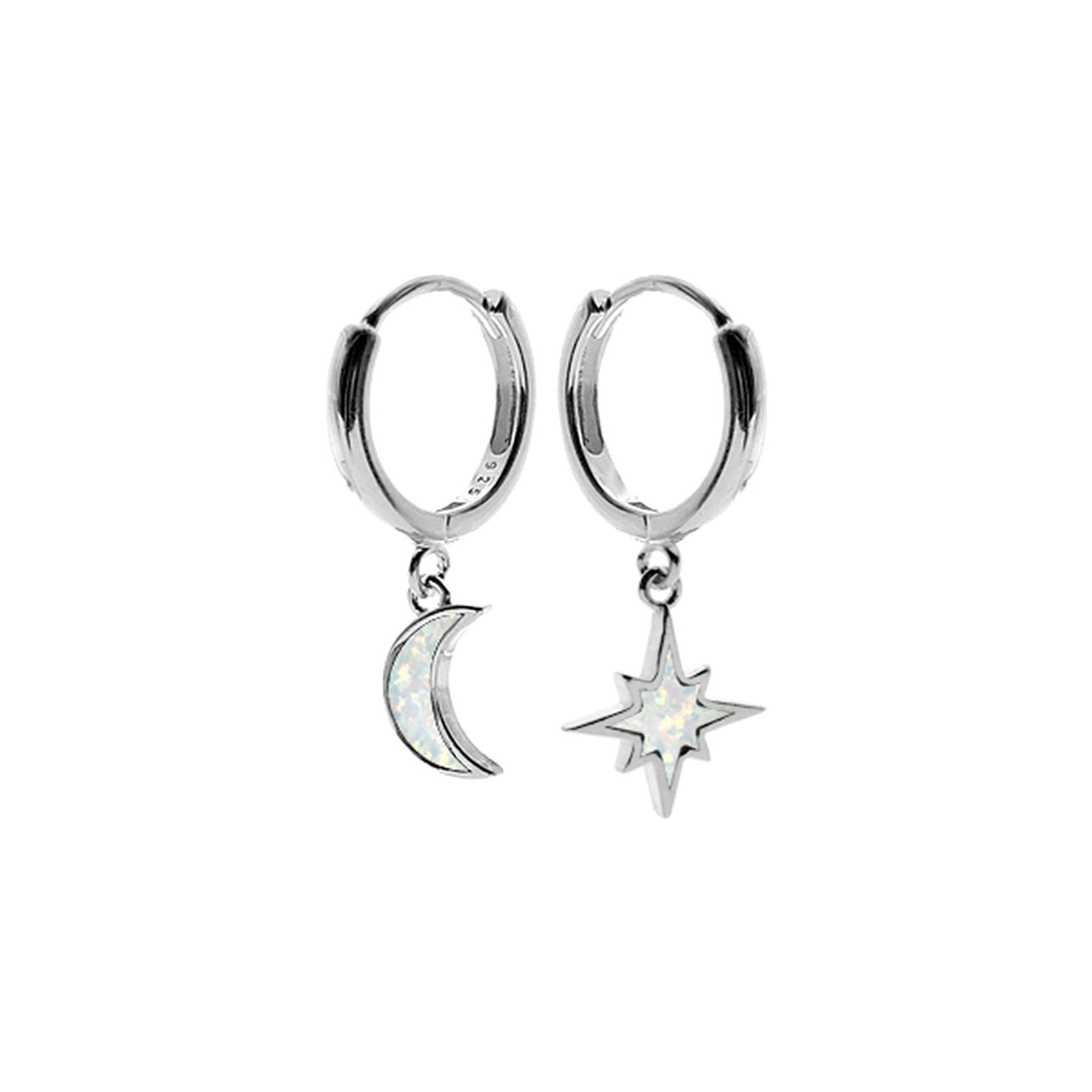 Diana white north star and moon huggies