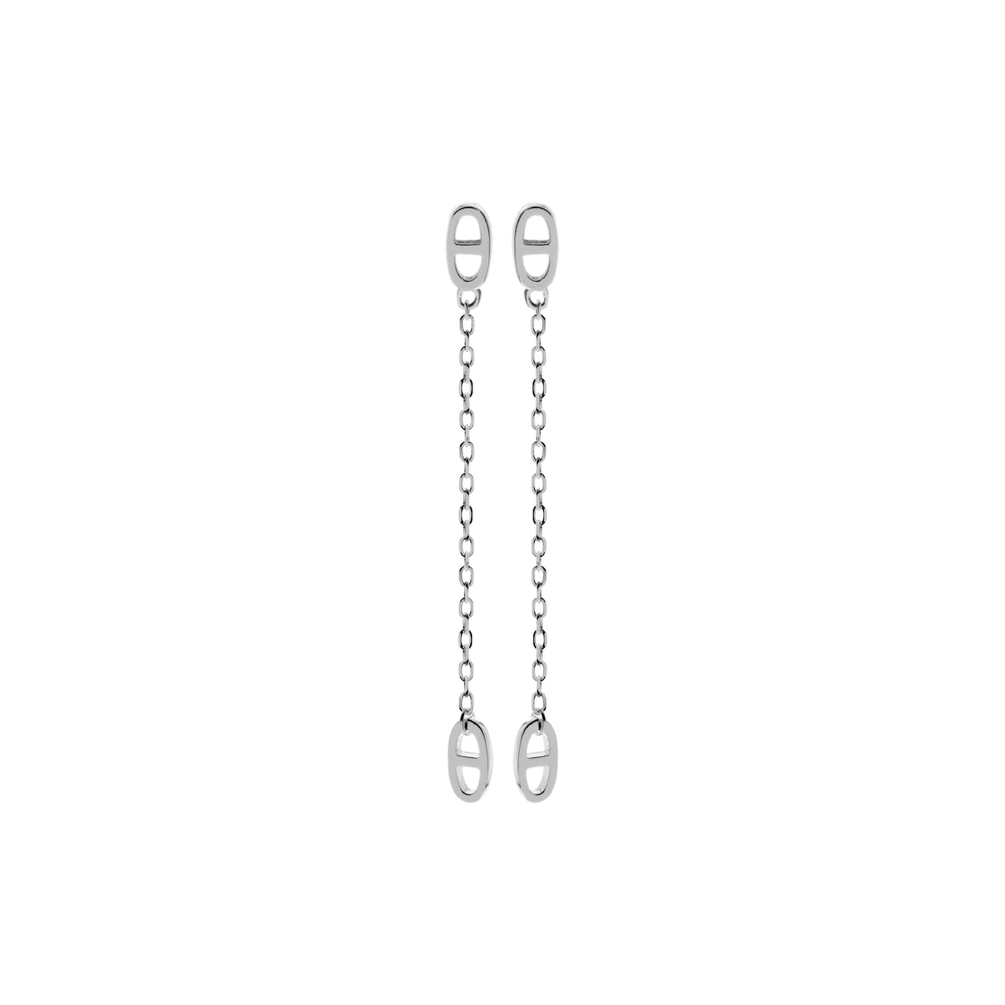 Lara anchor chain danglies | My Silver Jewellery