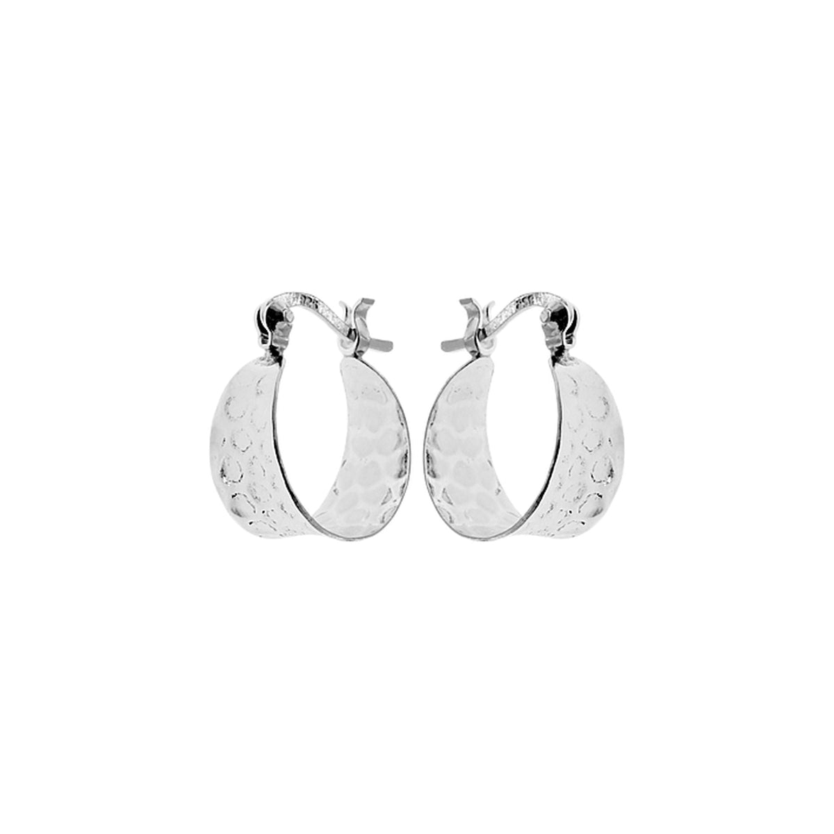 Lexi wedge hoop earrings