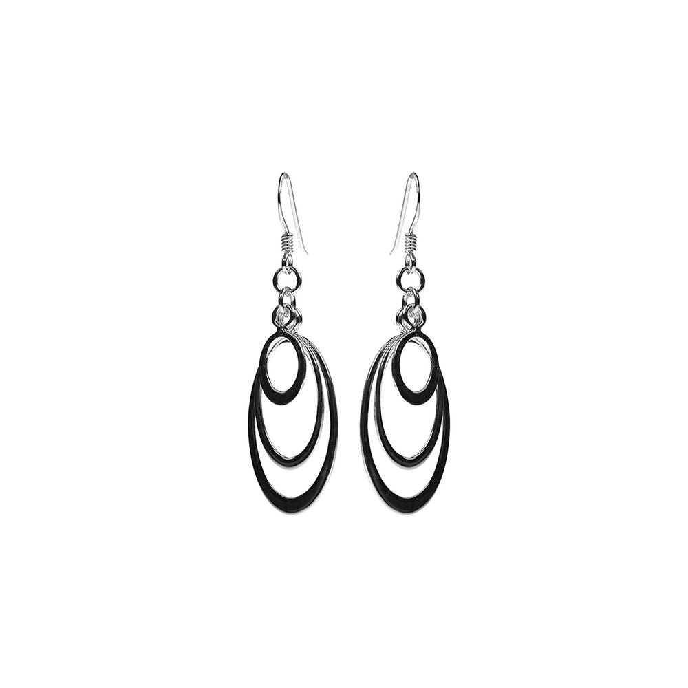 Bria decreasing oval earrings