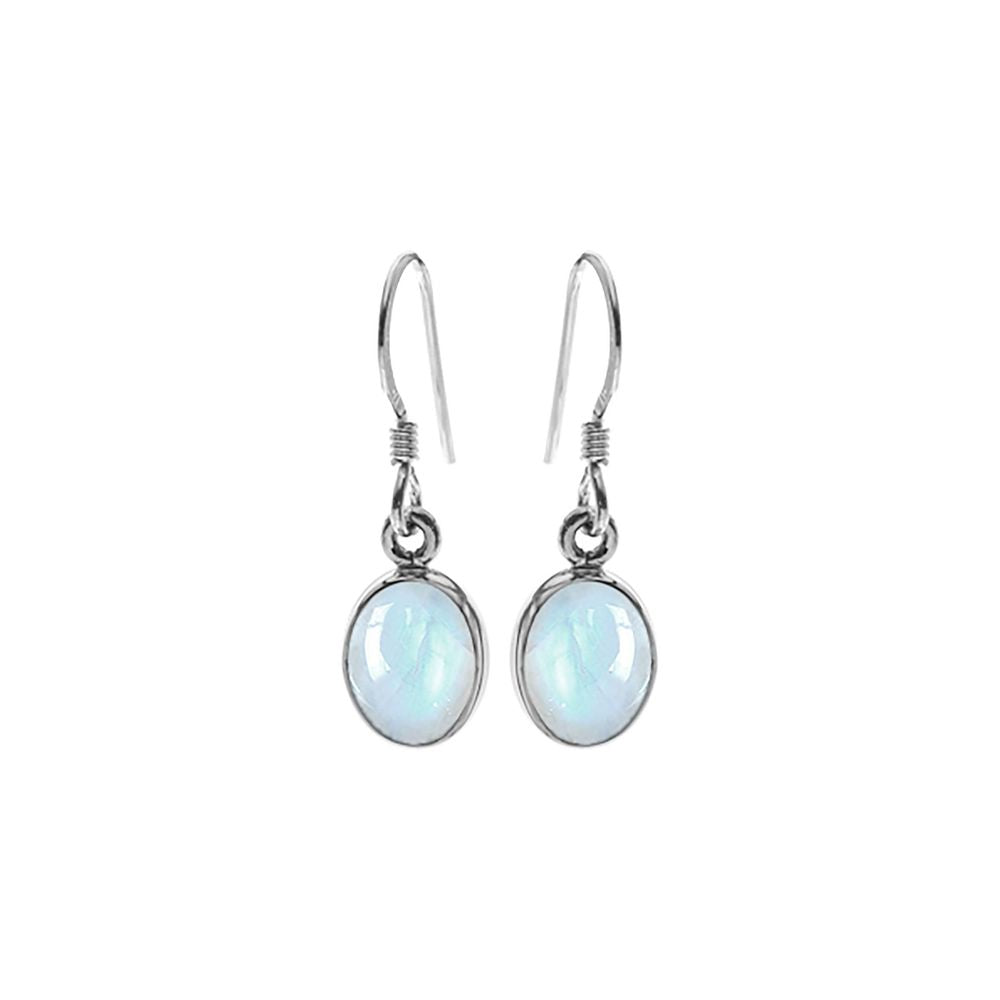 Samira rainbow oval drop earrings