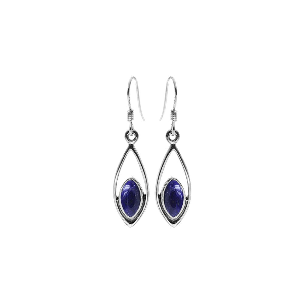 Ivy marquis lapis lazuli earrings