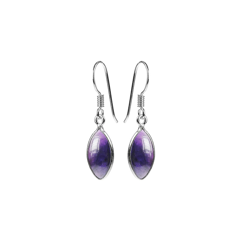 Bridget amethyst marquis earrings
