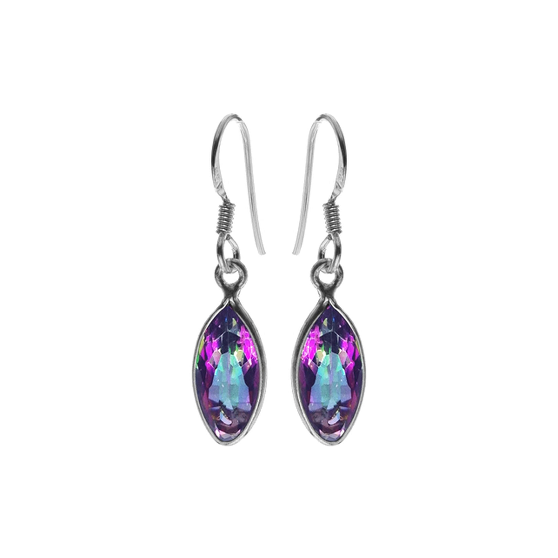 Bridget mystic topaz marquis earrings