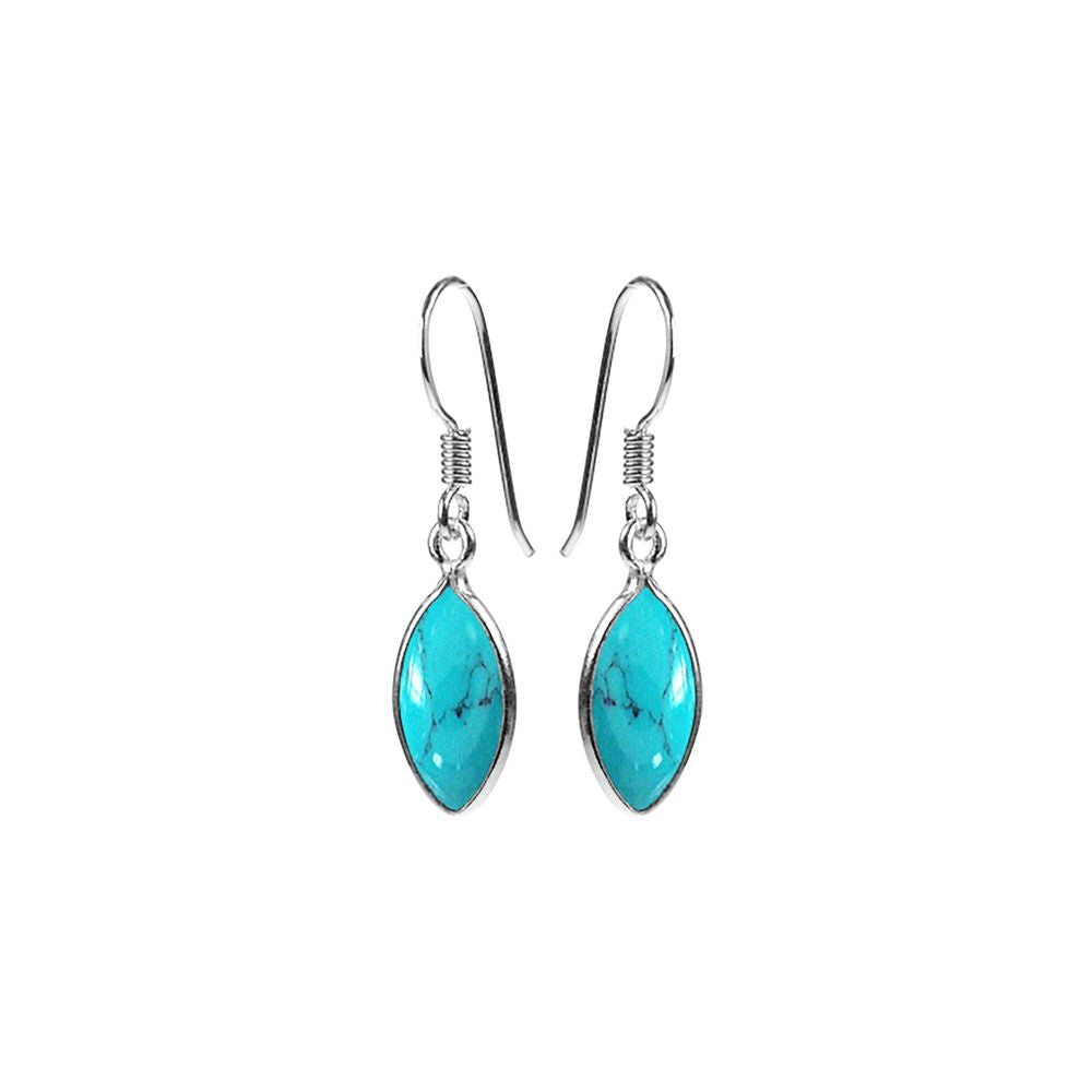 Bridget turquoise marquis earrings