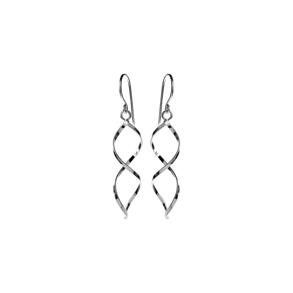 Phoebe open twist earrings