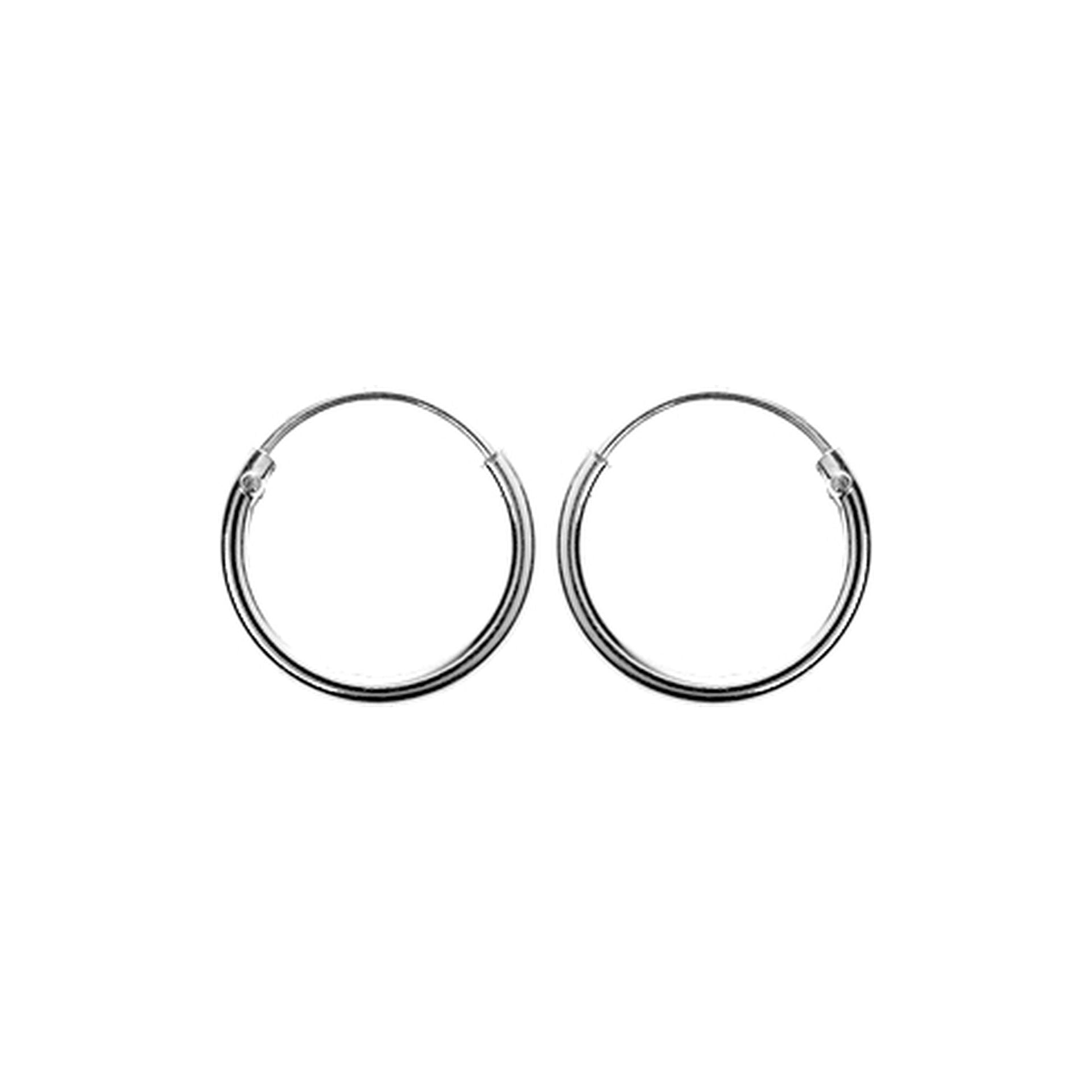 Bria 12mm hoop earrings
