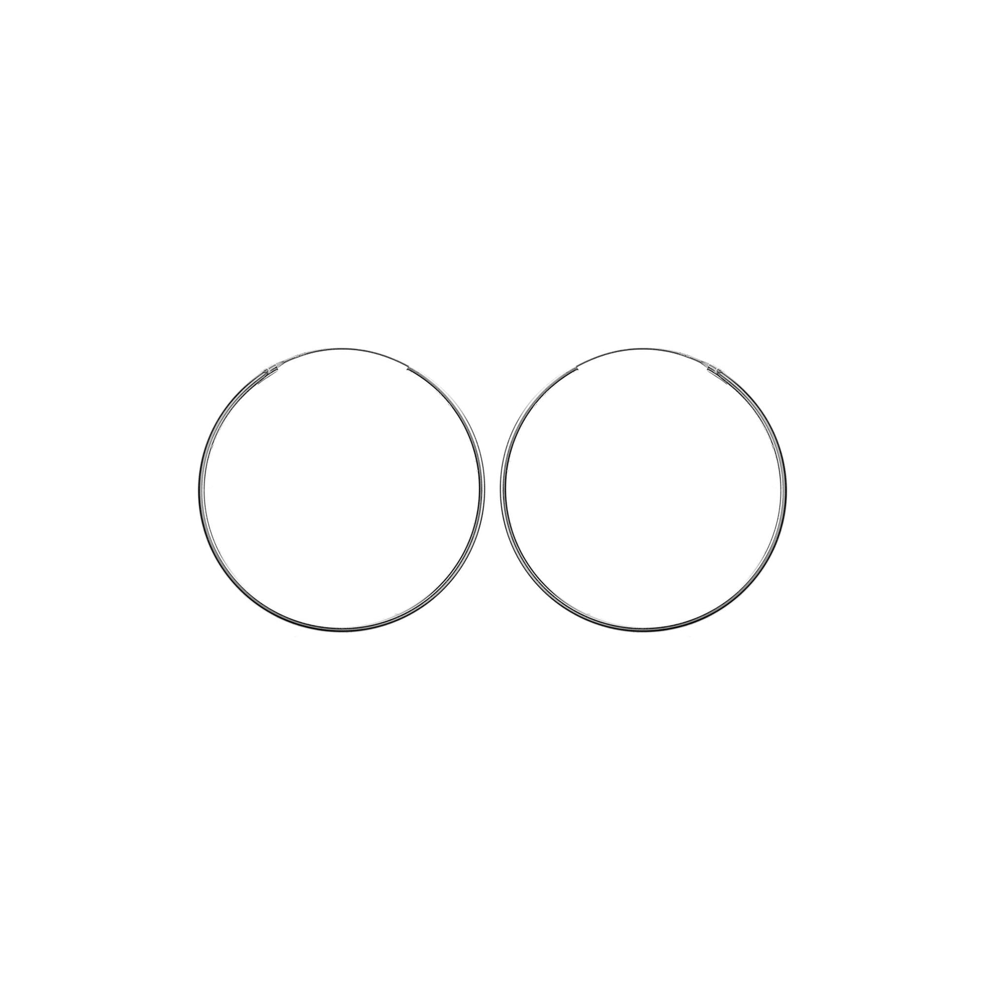 Bria 40mm hoop earrings