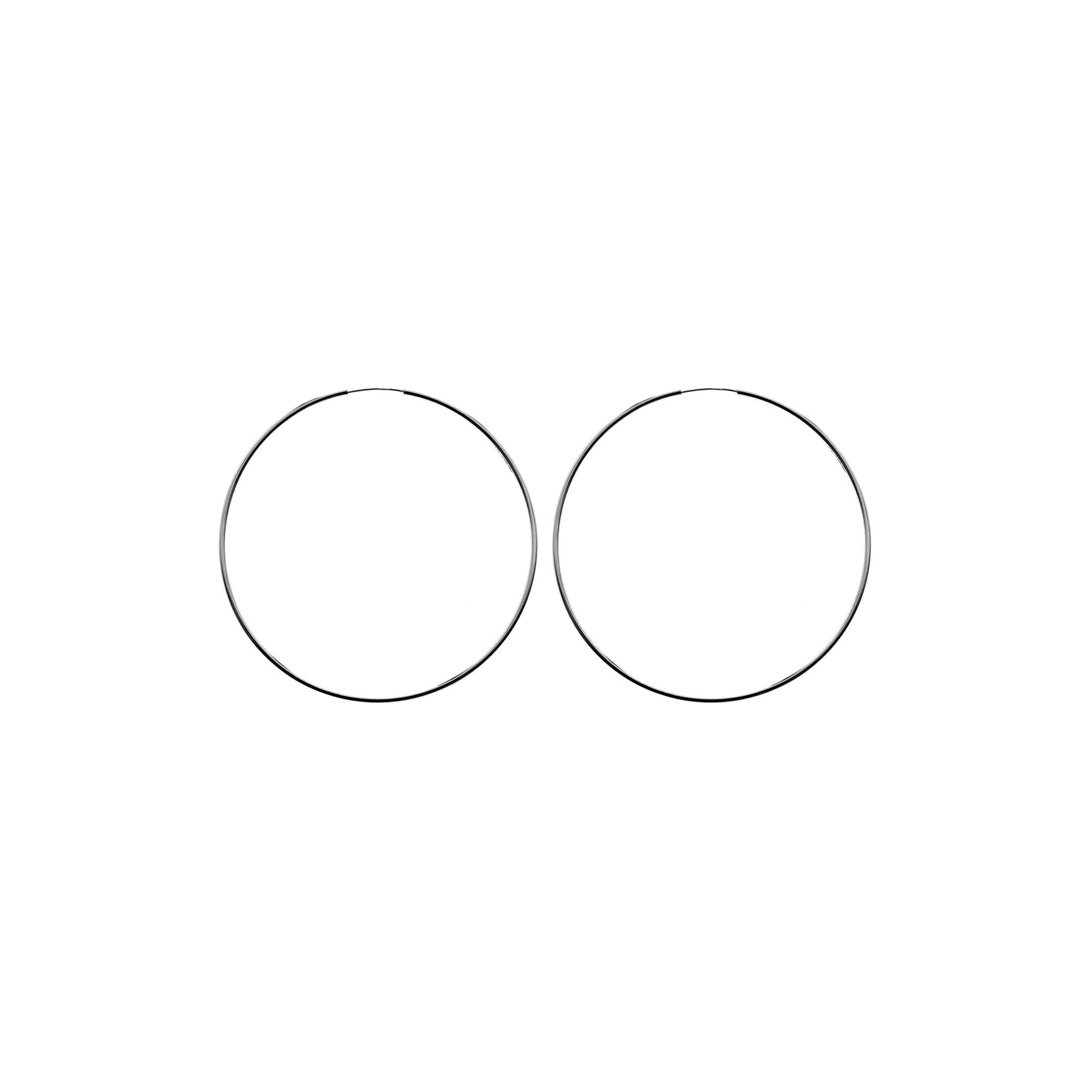 Bria 50mm hoop earrings