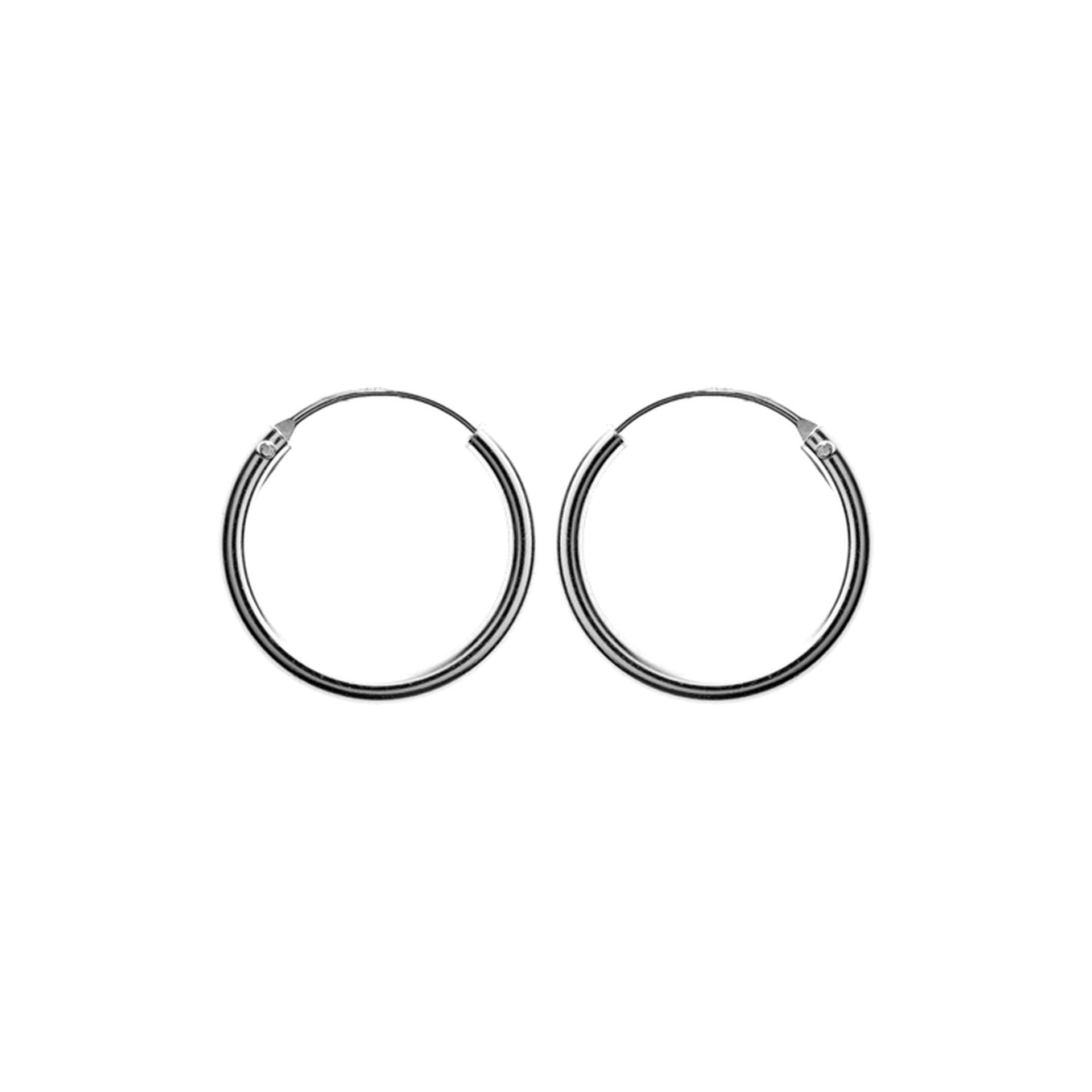 Bria 18mm hoop earrings