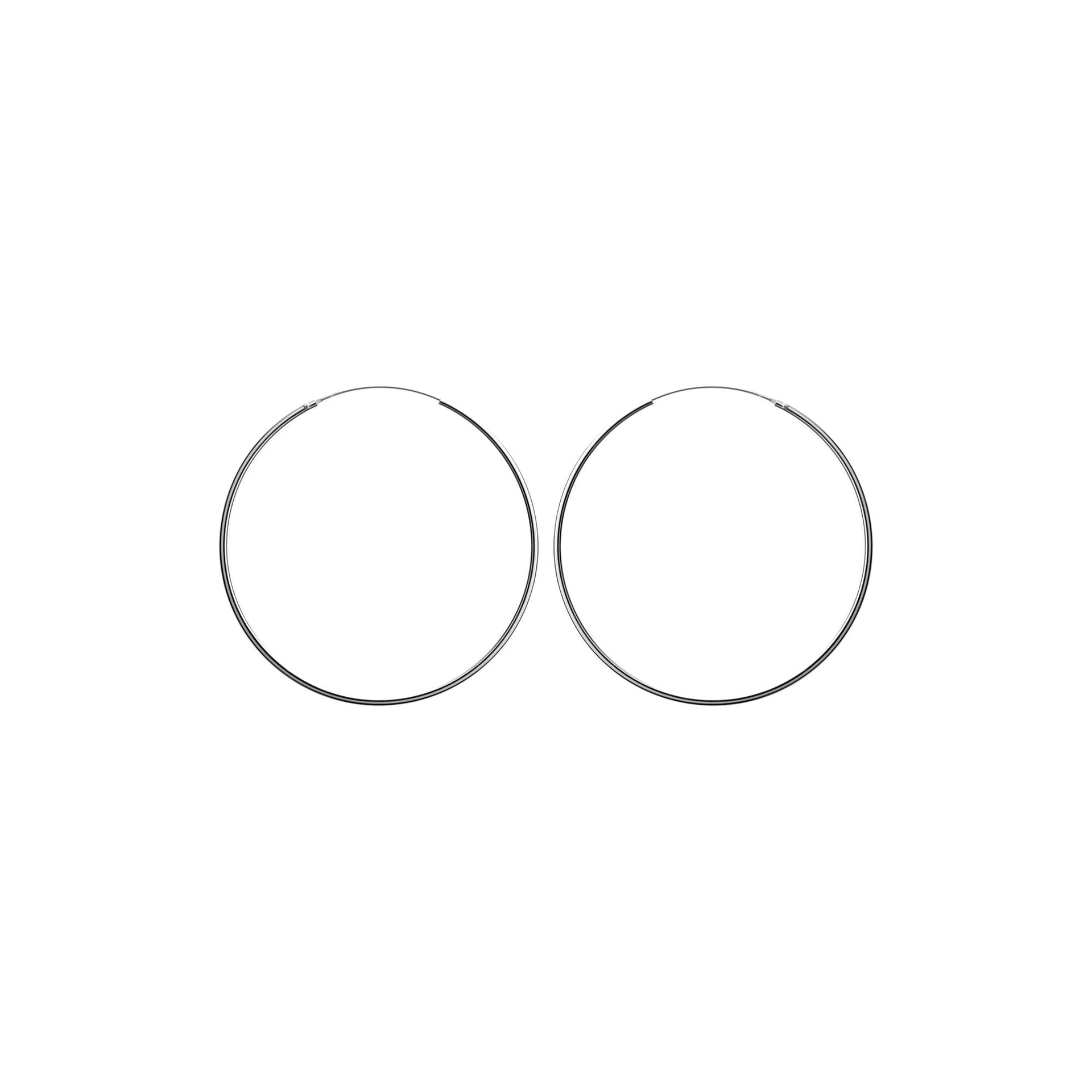 Bria 60mm hoop earrings