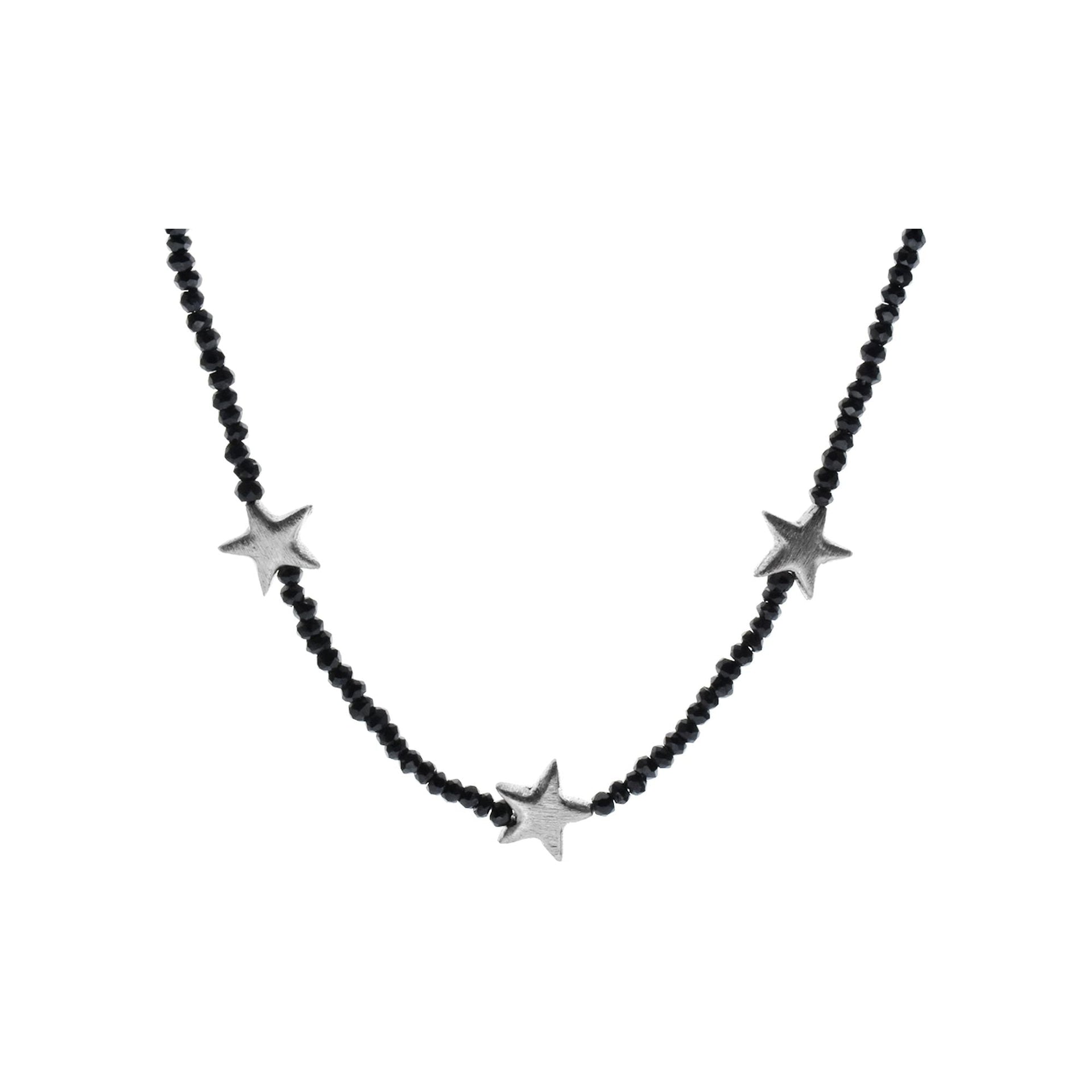 Chloe sapphire quartz necklace with stars