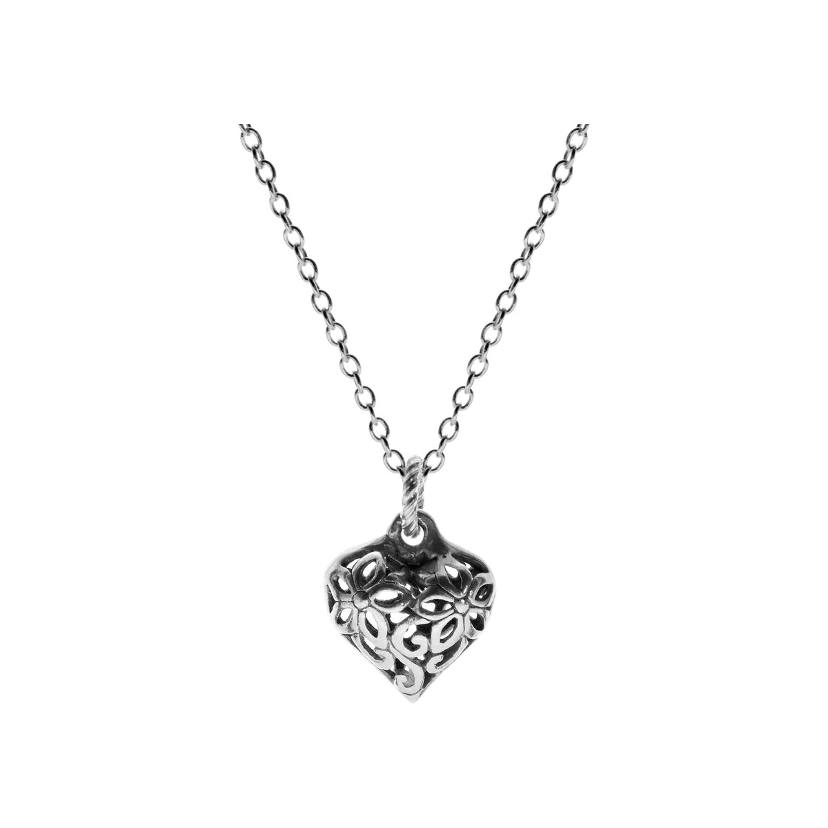 Chloe filigree heart necklace