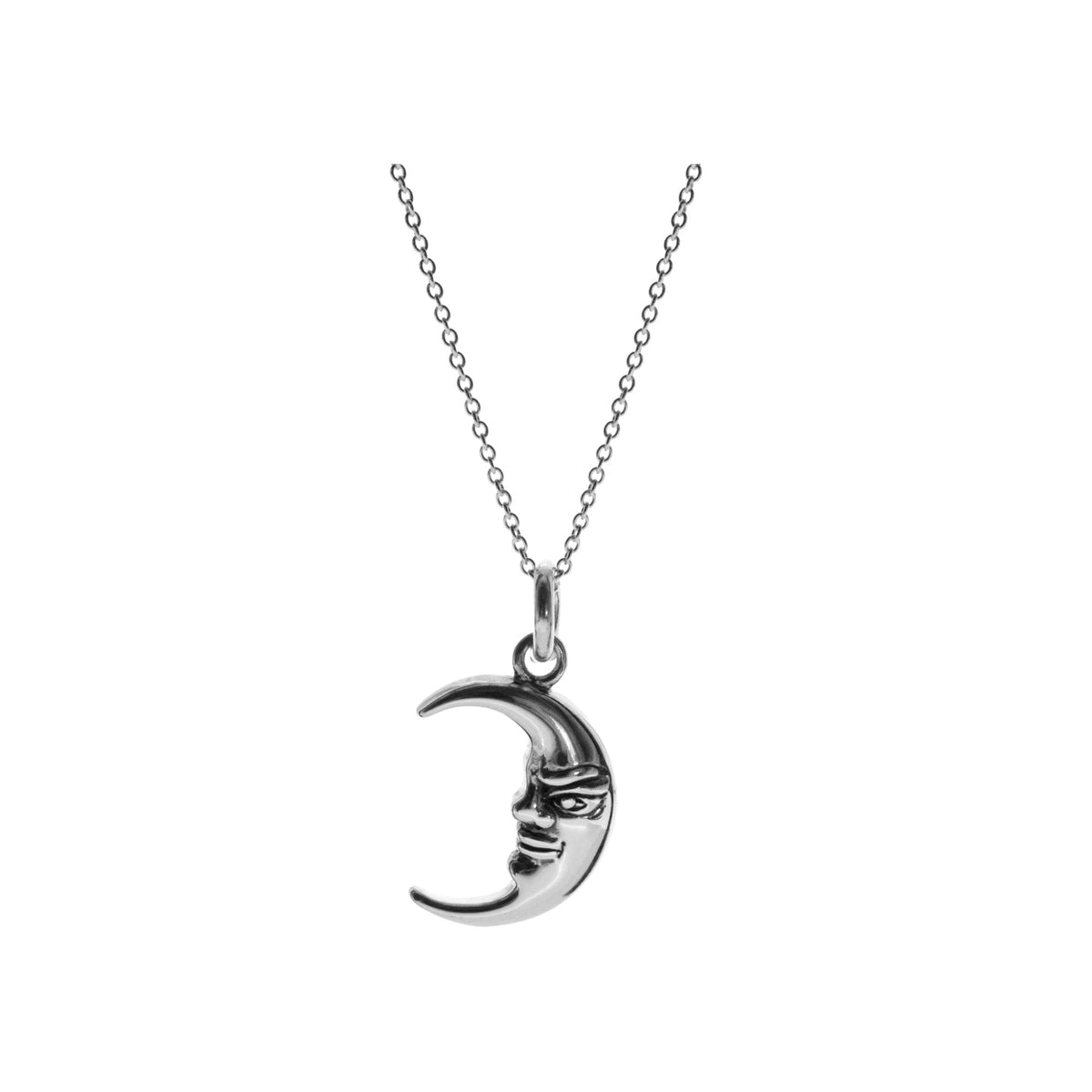 Chloe man in the moon necklace