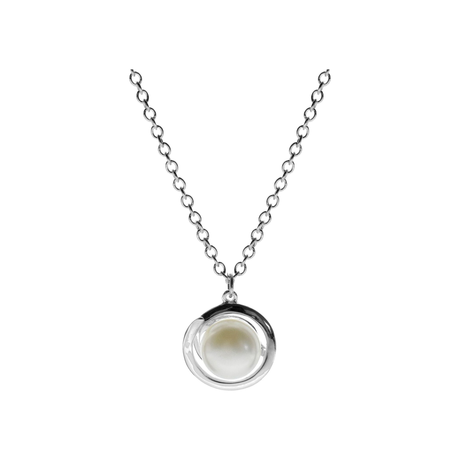 Astrid round pearl necklace