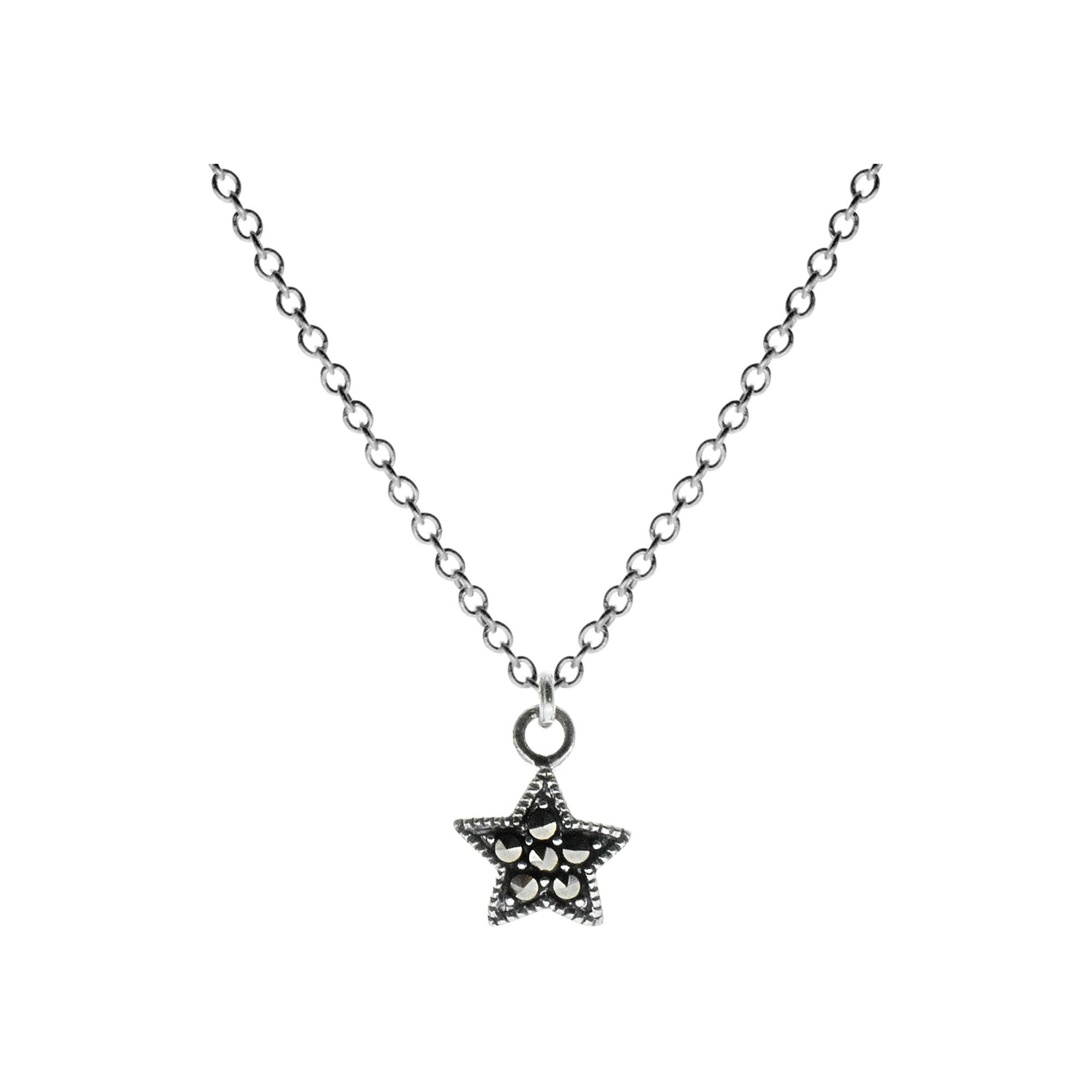 Lottie marcasite star necklace
