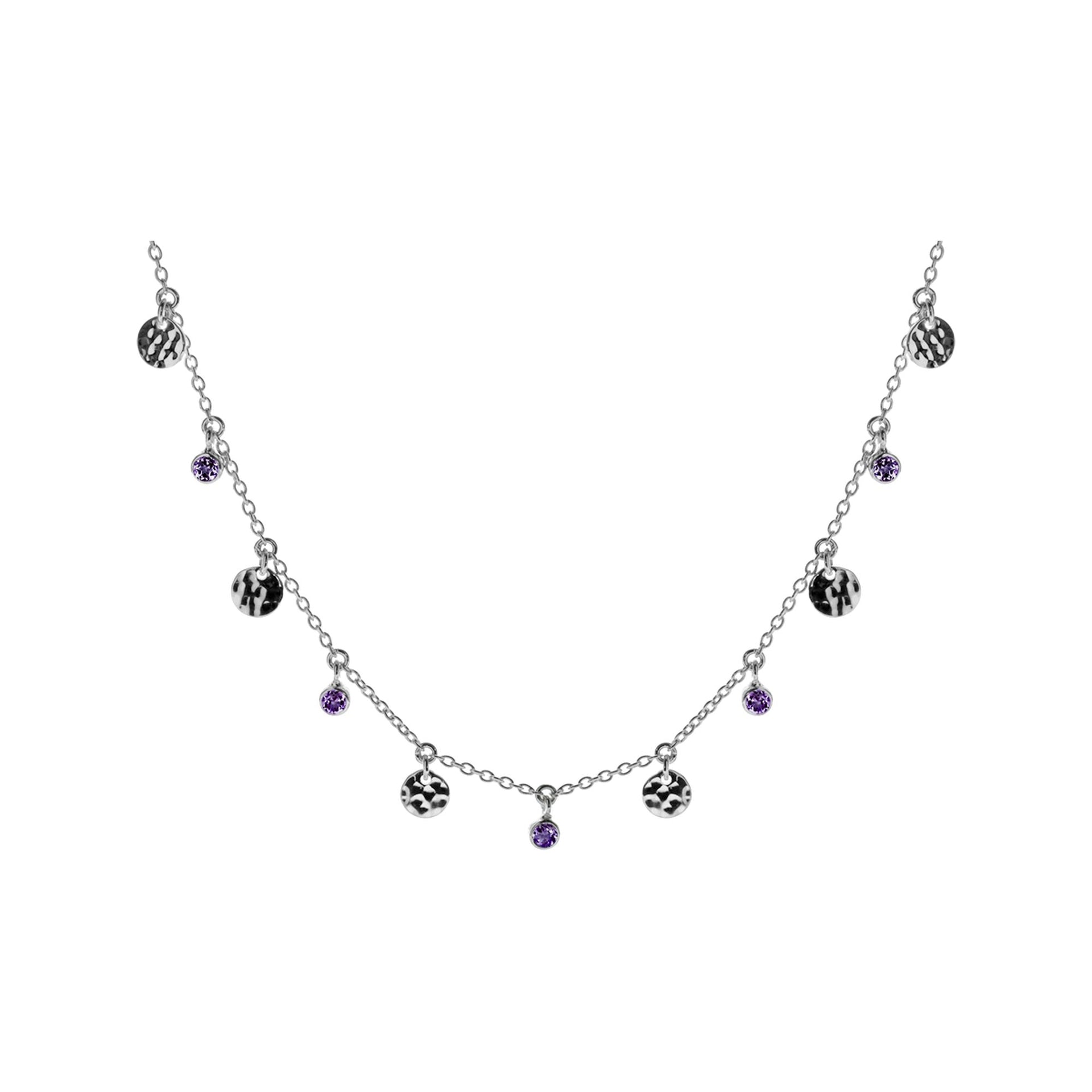 Bridget elegant amethyst necklace