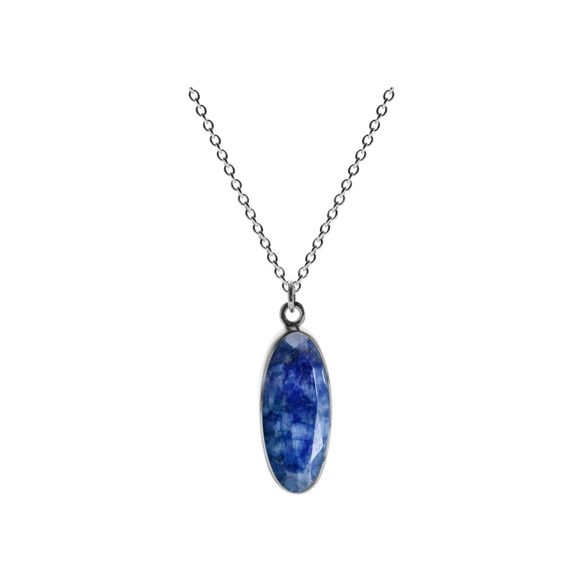 Samira torpedo sapphire quartz necklace