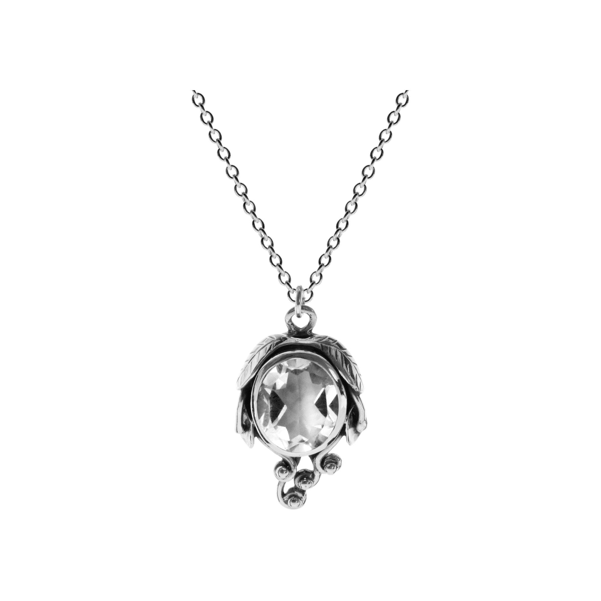 Catalina quartz vine necklace