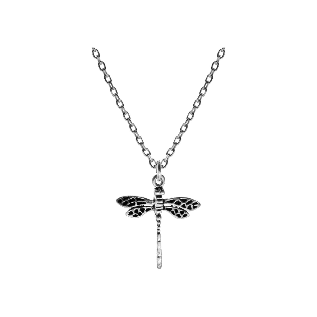 Smile oxidised dragonfly necklace
