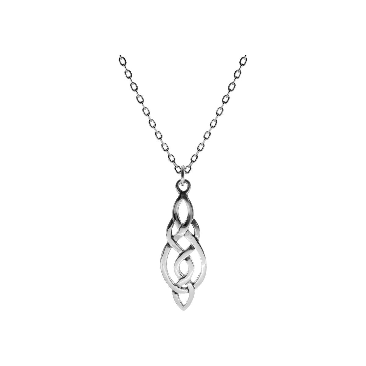 Paige slim Celtic knot necklace