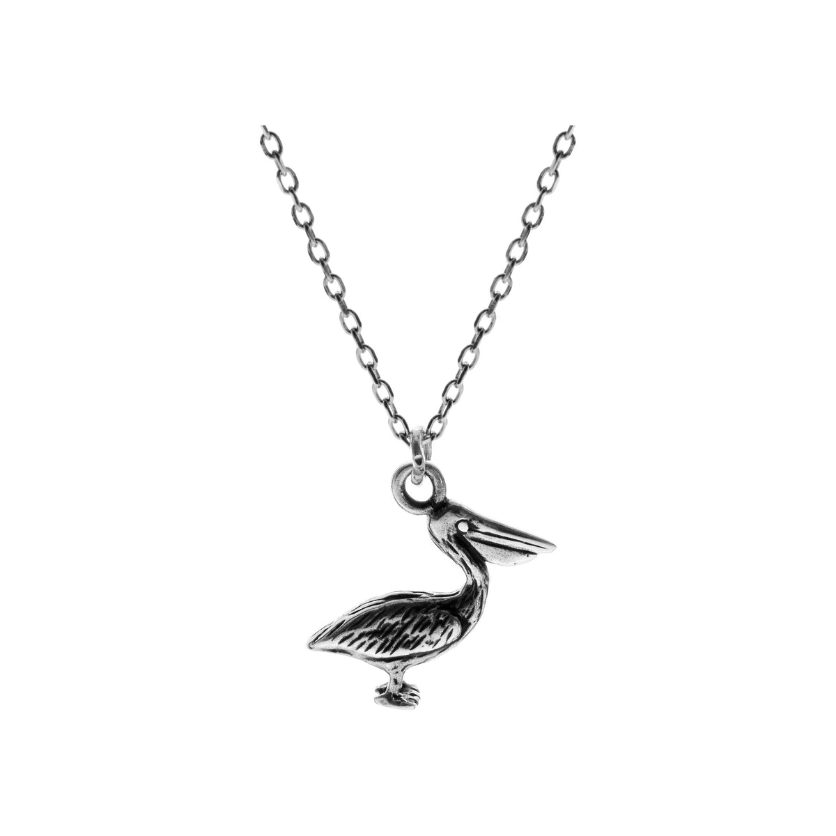 Ana oxidised pelican necklace