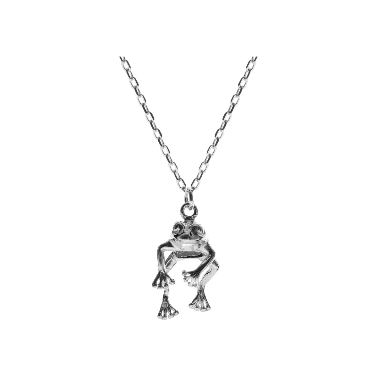 Anya hanging frog necklace