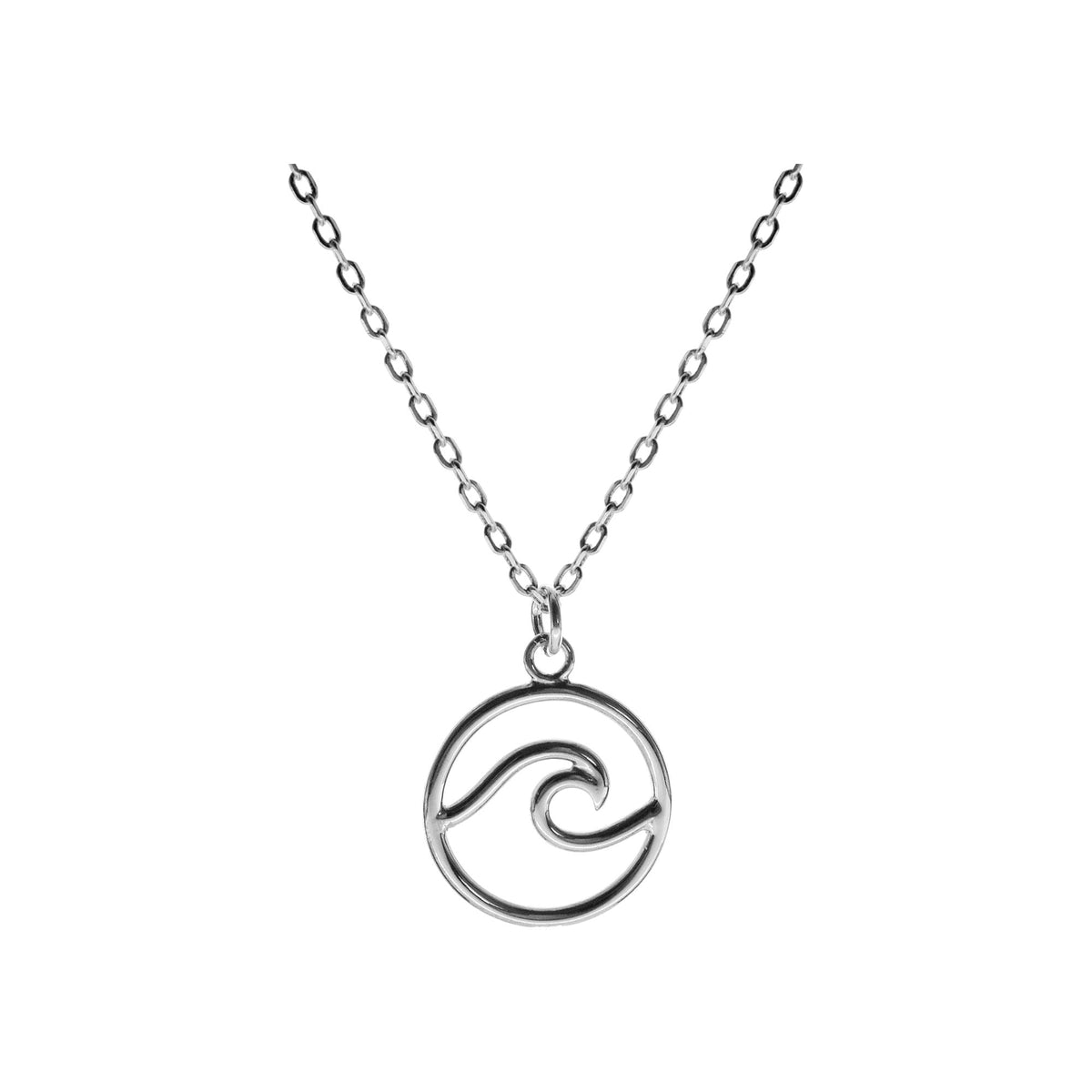 Mila encircled wave necklace