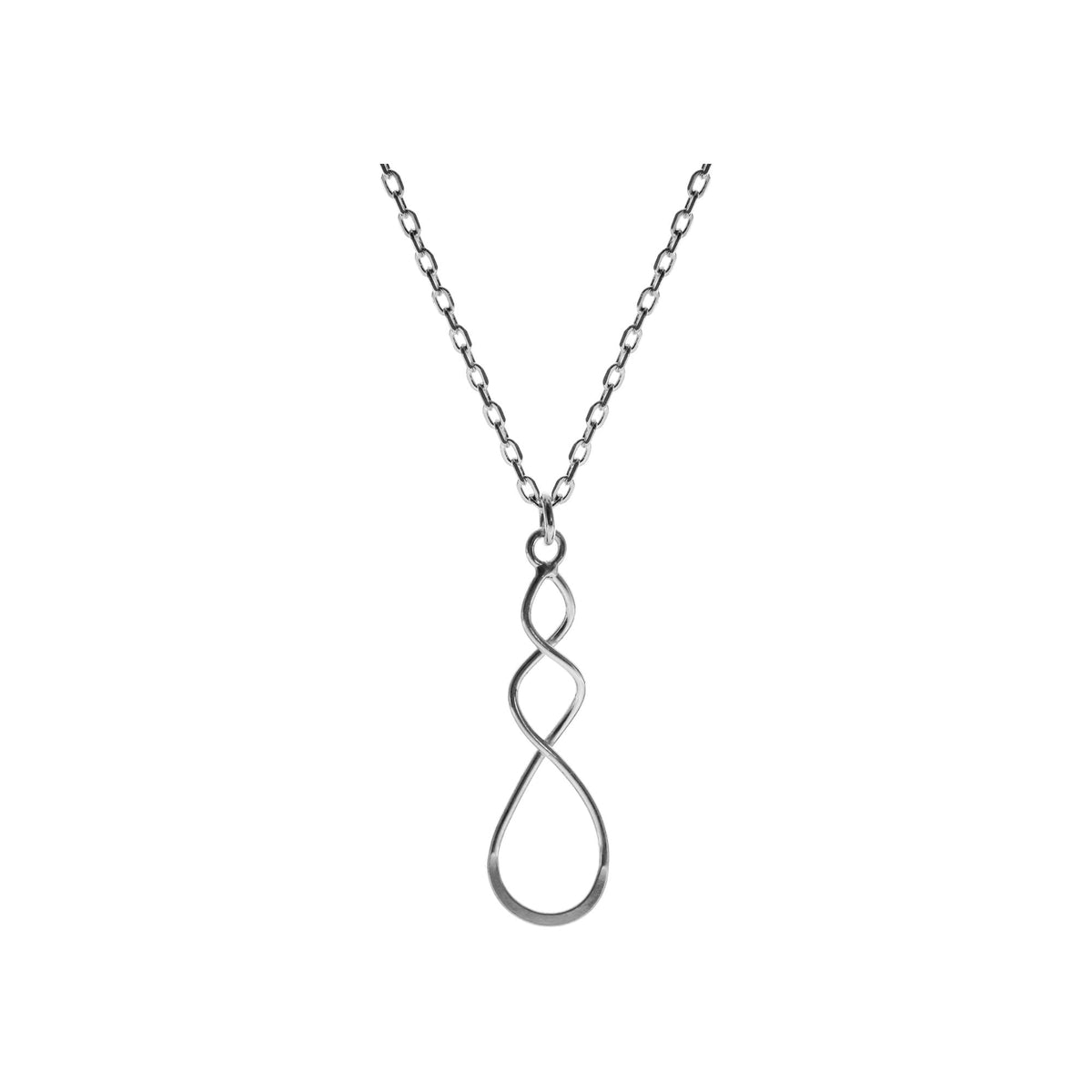 Phoebe double twist wire necklace