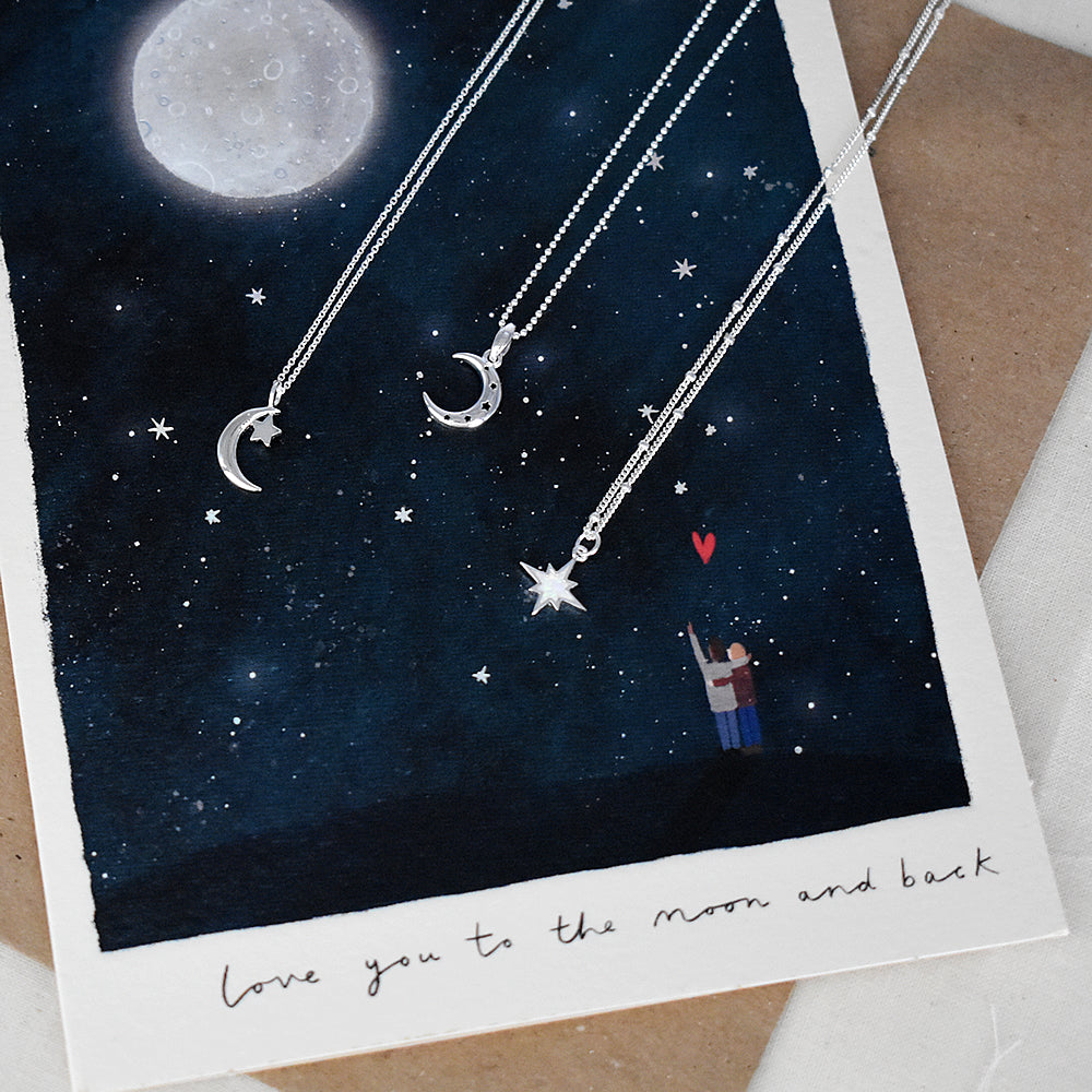 Diana white North Star pendant