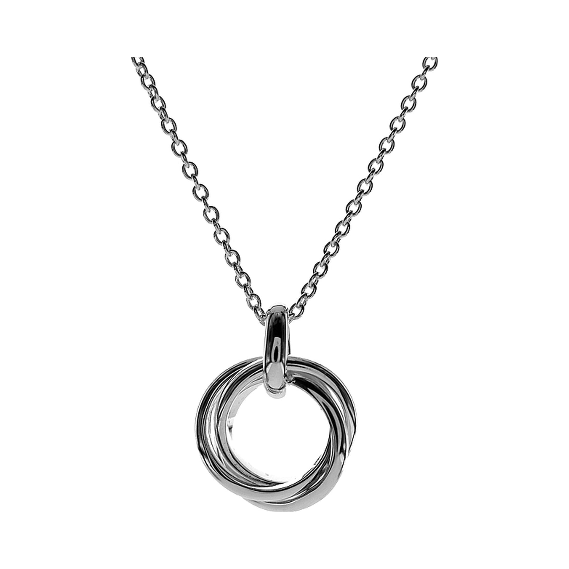Joanna interlinked ring necklace