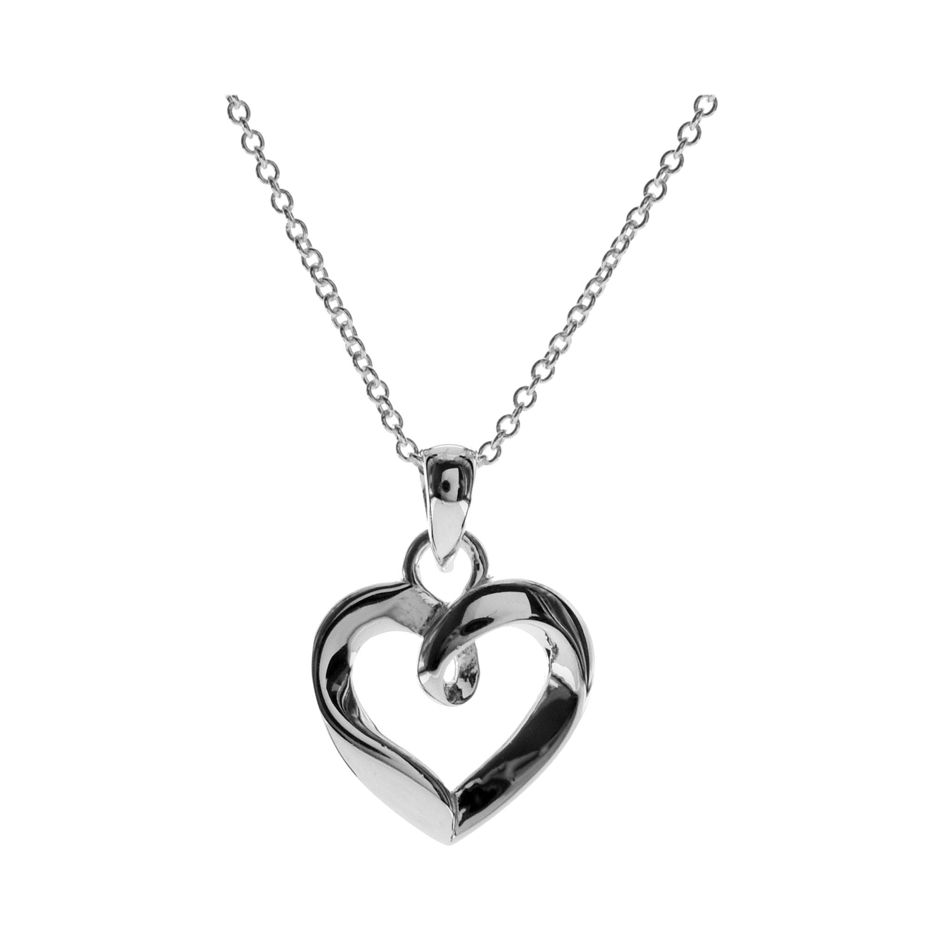 Matilda looped 3D heart necklace